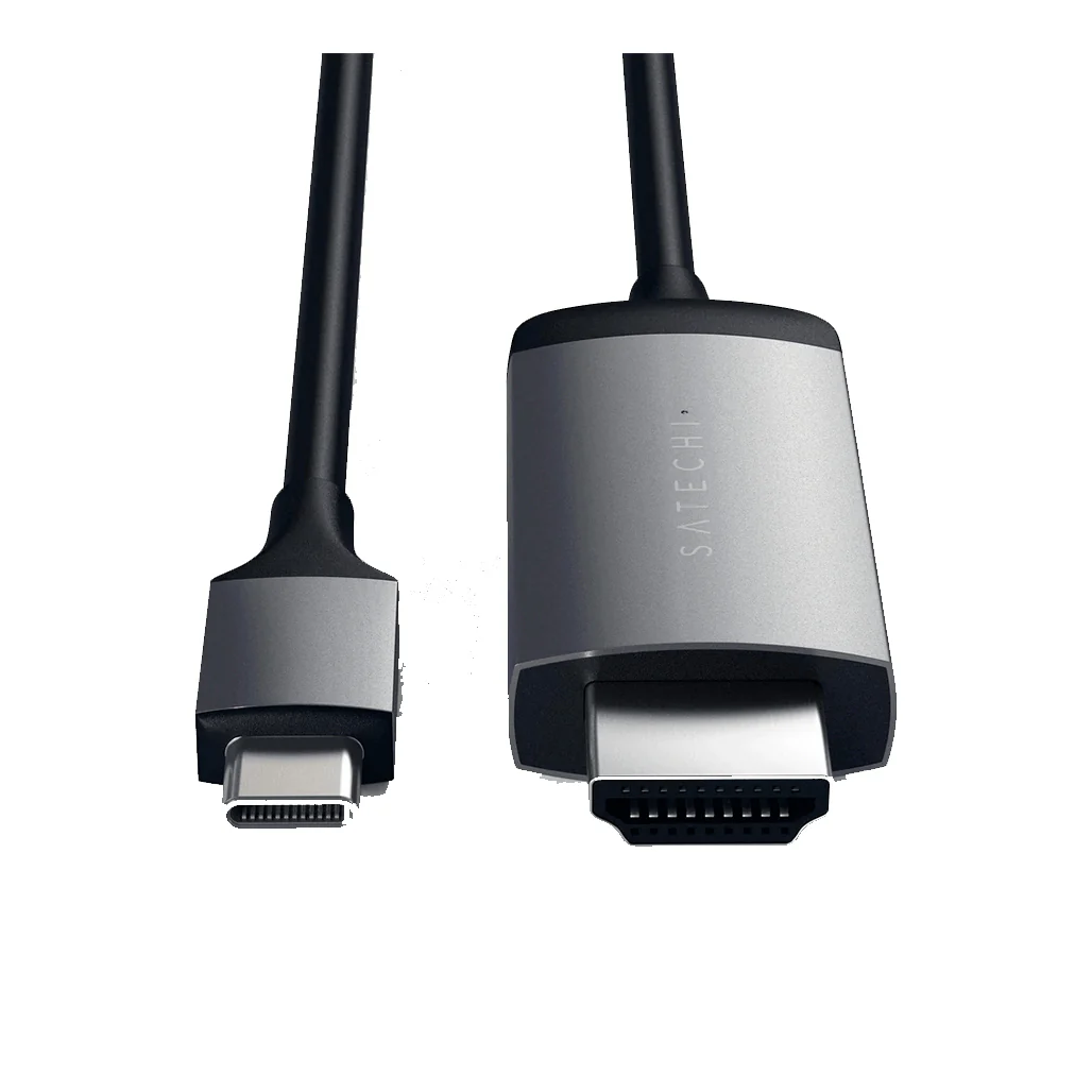 Satechi Type-C to HDMI Cable 4K 60Hz - High-Resolution 1.8M Cable with Durable Aluminum Connectors - Image 2