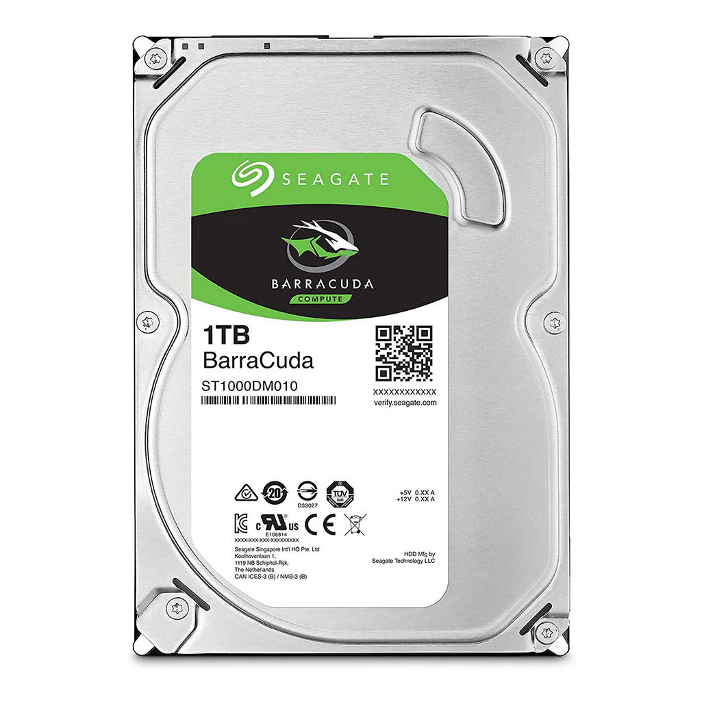 Seagate Barracuda 3.5" SATA 6Gb/s Hard Drive – Reliable High-Capacity Storage Solution