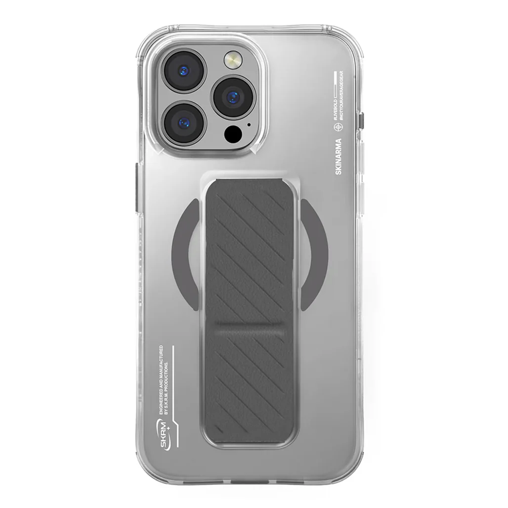 Skinarma AXON Mag-Charge Grip-Stand Case for iPhone 16 Pro Max – Magnetic Charging, Drop Protection - Image 4