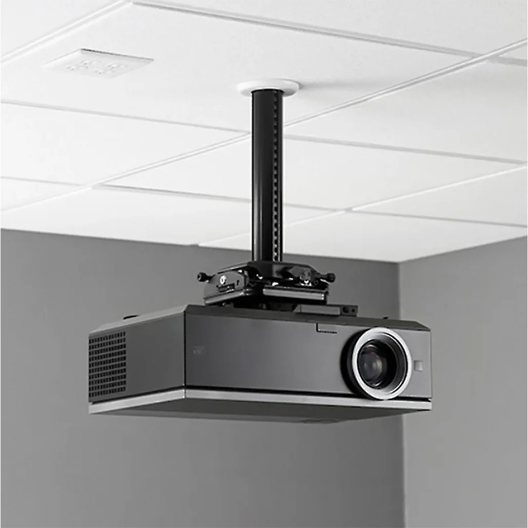 SkyPro Adjustable Projector Ceiling/Wall Mount – 38cm to 62cm Extension, Cold-Rolling Steel, 8kg Capacity (IB3862) - Image 2
