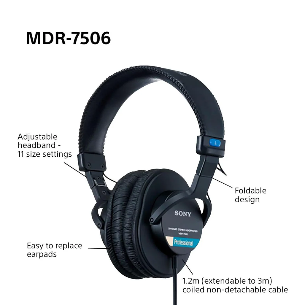 Sony MDR-7506 - Stereo professional headphones - Image 4