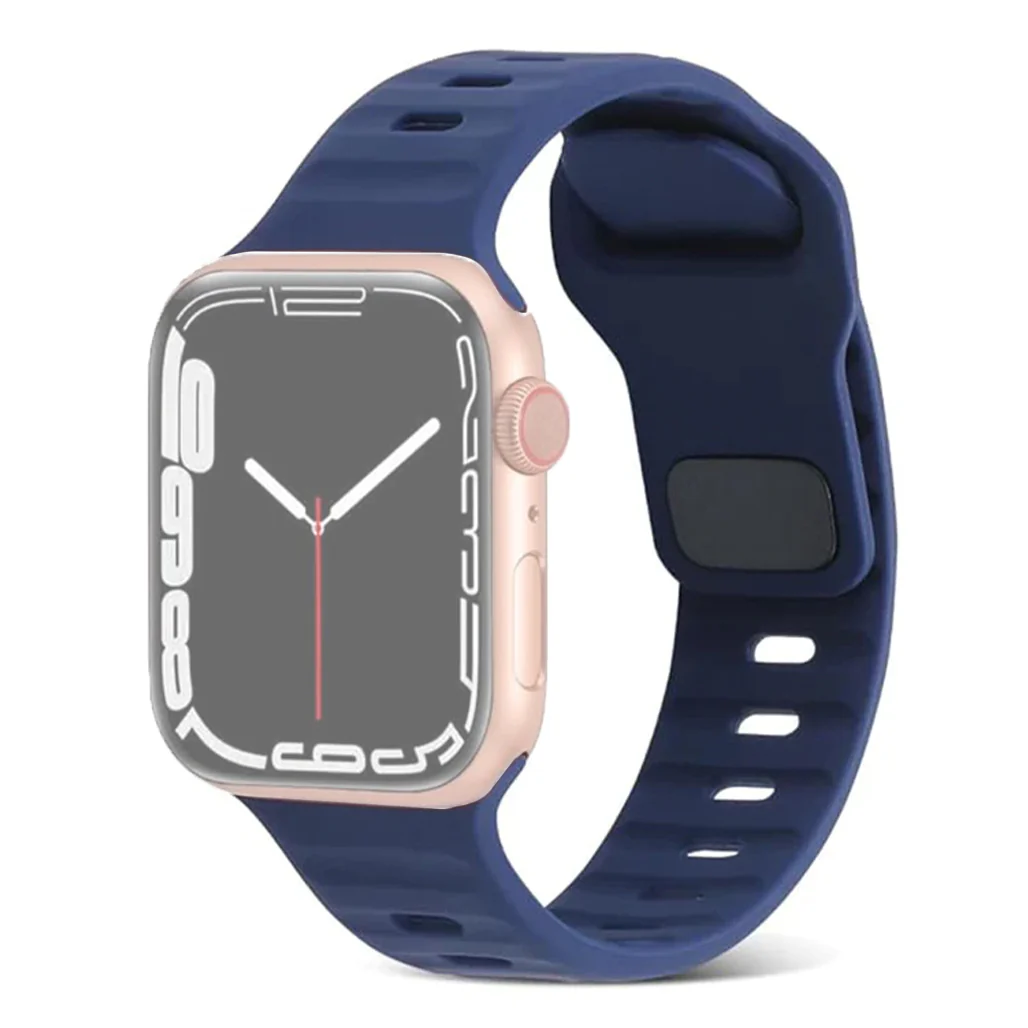 Spigen Silicone Sport Strap for Apple Watch 44mm/45mm/49mm - Navy