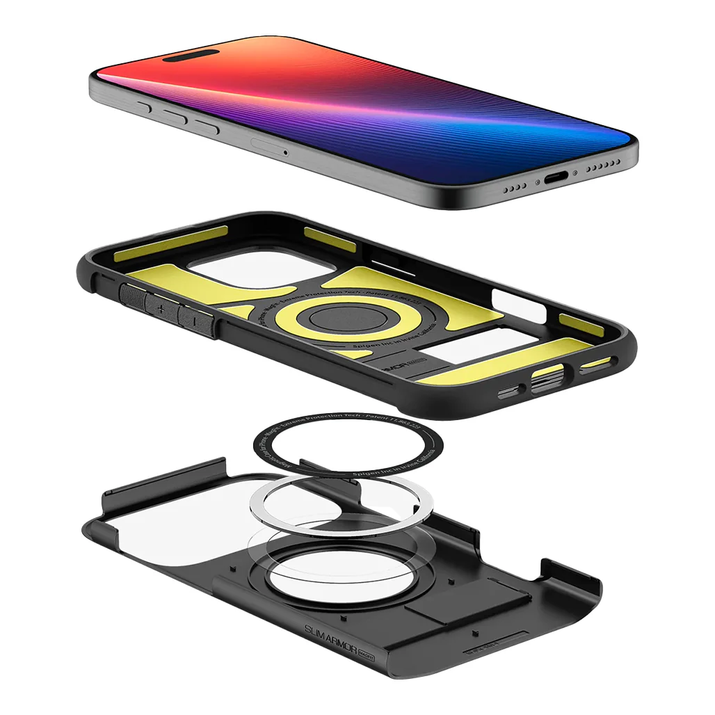 Spigen Slim Armor MagFit Case for iPhone 16 Pro Max – MagSafe-Compatible, Dual-Layer Protection, Shockproof Design - Image 5