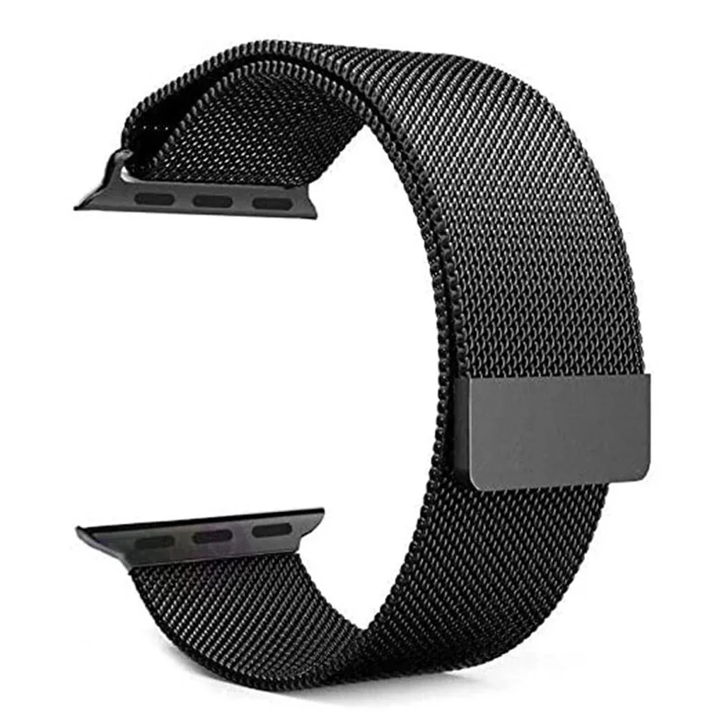 Stainless Steel Apple Watch Bands – 42mm, 44mm, 45mm, 49mm – Adjustable Metal Strap