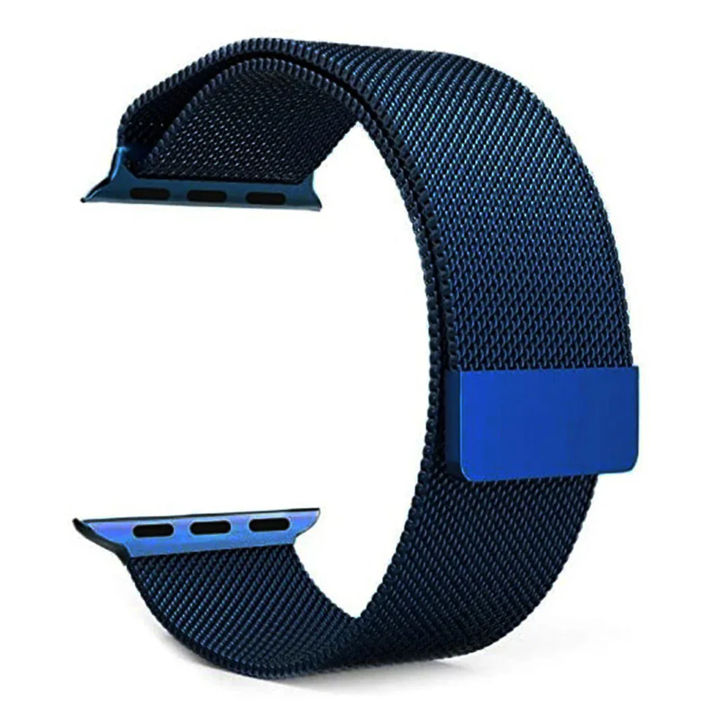 Stainless Steel Apple Watch Bands – 42mm, 44mm, 45mm, 49mm – Adjustable Metal Strap - Image 5