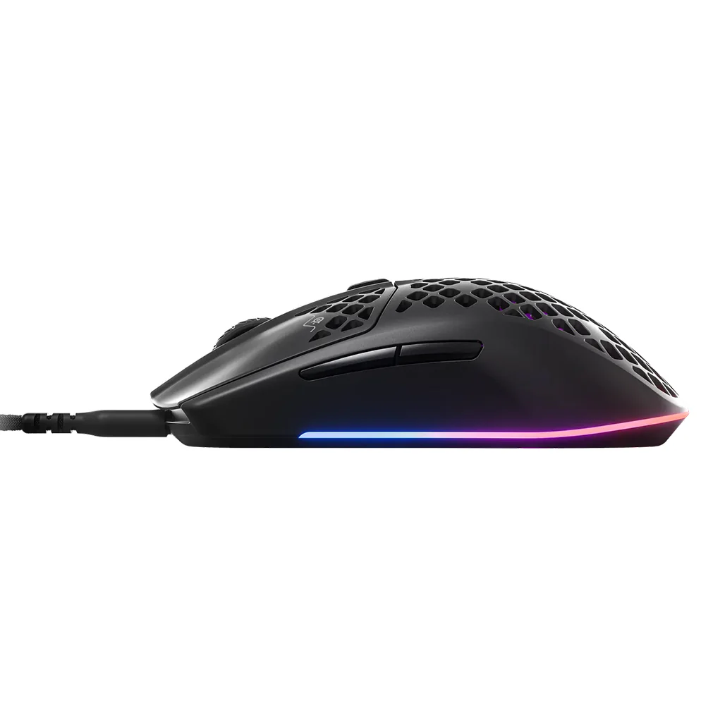 SteelSeries Aerox 3 Onyx - Wired Ultra Lightweight Gaming Mouse - Image 3