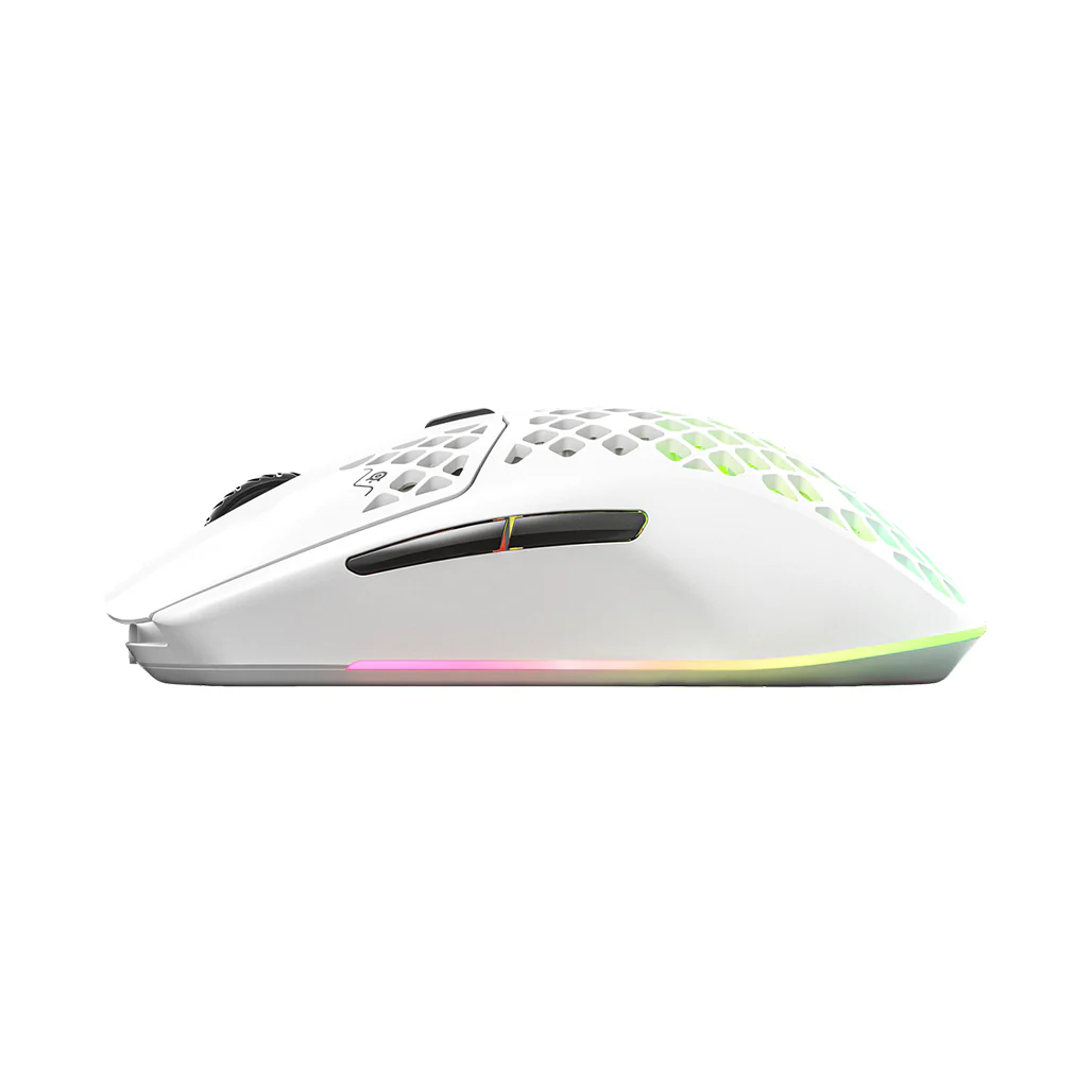 SteelSeries Aerox 3 Snow - Wireless Ultra-Lightweight Gaming Mouse - Image 3