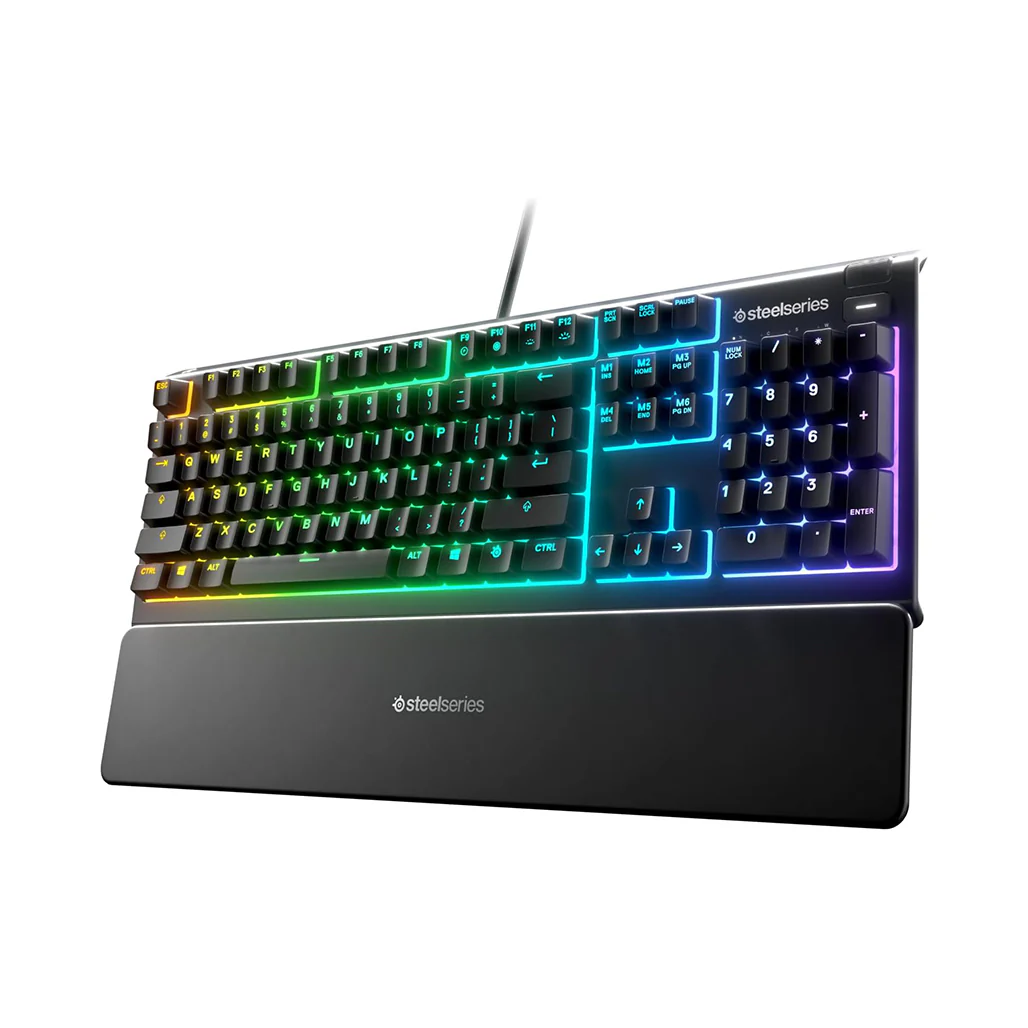 SteelSeries Apex 3 Wired Mechanical RGB Gaming Keyboard - Image 2