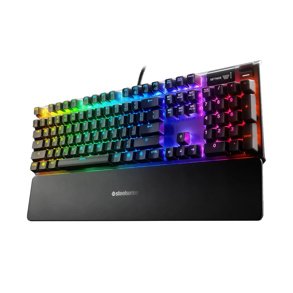 SteelSeries Apex 7 - Mechanical Gaming Keyboard with OLED Smart Display and Red Switches - Image 2