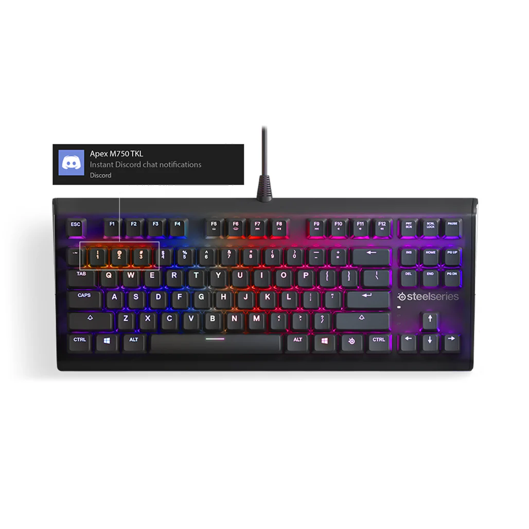 SteelSeries Apex M750 TKL Mechanical Gaming Keyboard - Image 5