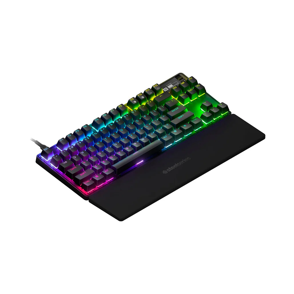 SteelSeries Apex Pro TKL Gen 2 - Wired Mechanical Tenkeyless Gaming Keyboard with Adjustable OmniPoint Switches and OLED Display - Image 2