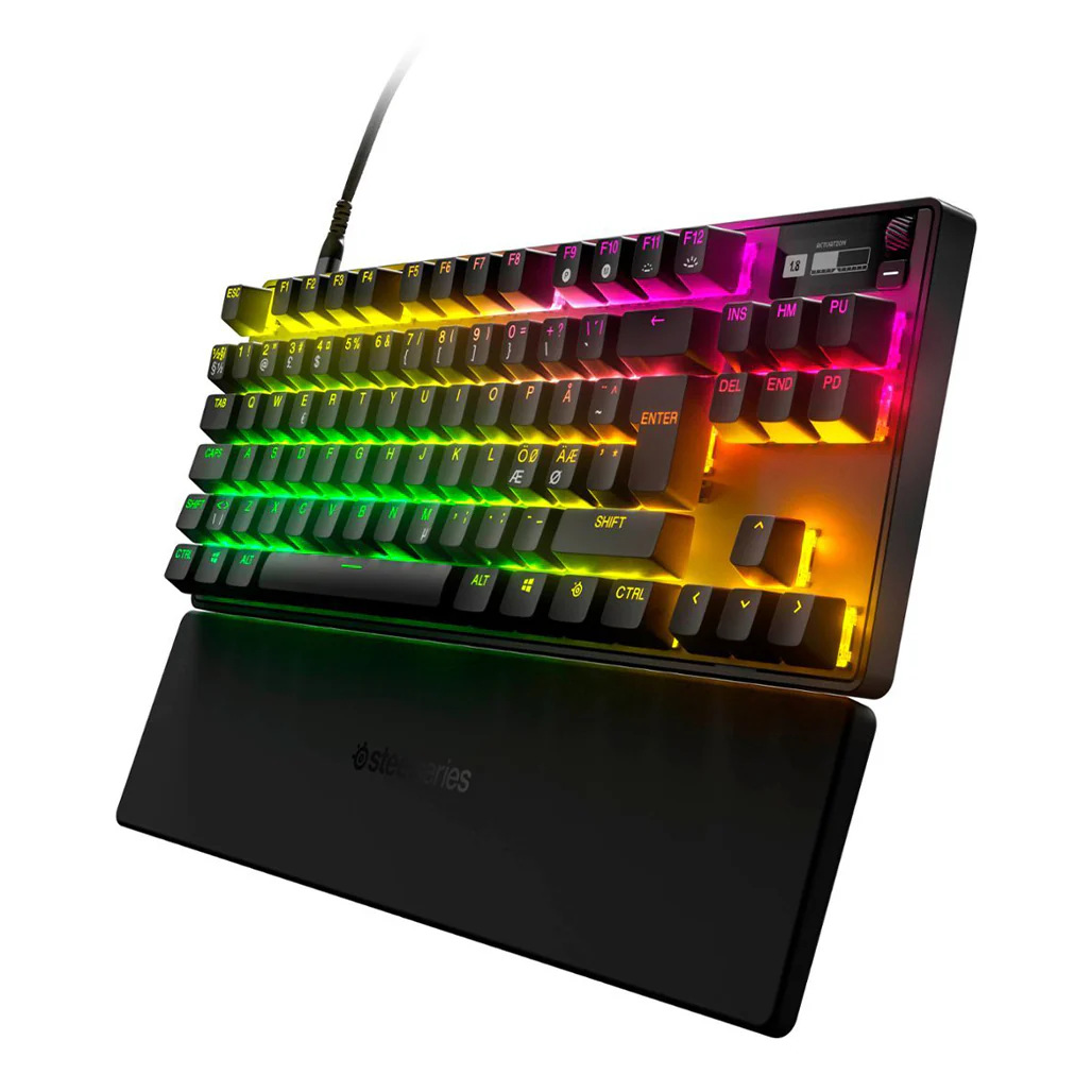 SteelSeries Apex Pro TKL Gen 2 - Wired Mechanical Tenkeyless Gaming Keyboard with Adjustable OmniPoint Switches and OLED Display - Image 3