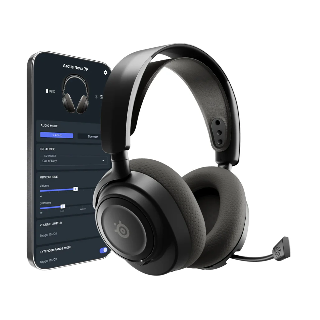 SteelSeries Arctis Nova 7P - Wireless Gen 2 Gaming Headset for PlayStation with Mobile App Control - Image 2