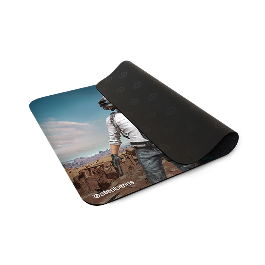 SteelSeries QcK+ PUBG Miramar Edition Gaming Mousepad – Large Micro-Woven Cloth Surface with Non-Slip Base - Image 4