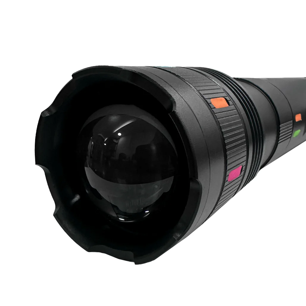 Super Bright LED Flashlight with Slide Zoom, USB Rechargeable, Type-C Charging, 4 Light Modes, and Power Display - Image 3