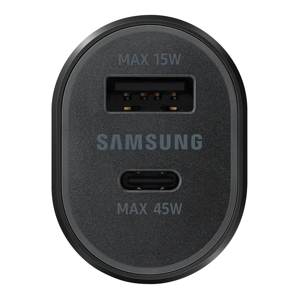 Samsung Super Fast Dual Car Charger (45W+15W) | EP-L5300XBEGWW | USB-C and USB-A Ports - Image 2