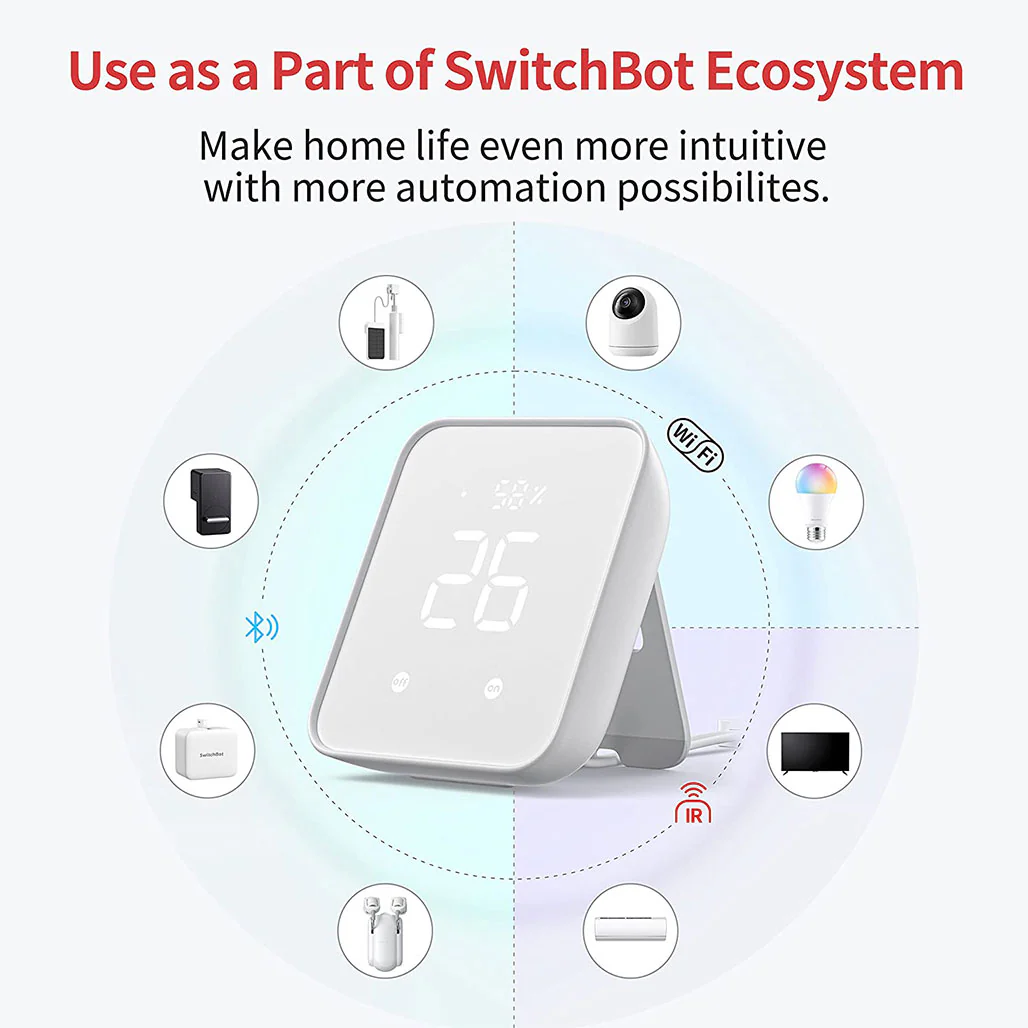 SwitchBot 4 in 1 Hub Gen 2 | Smart Hygrometer, Scene Launch Buttons, and Smart Alerts - Image 4
