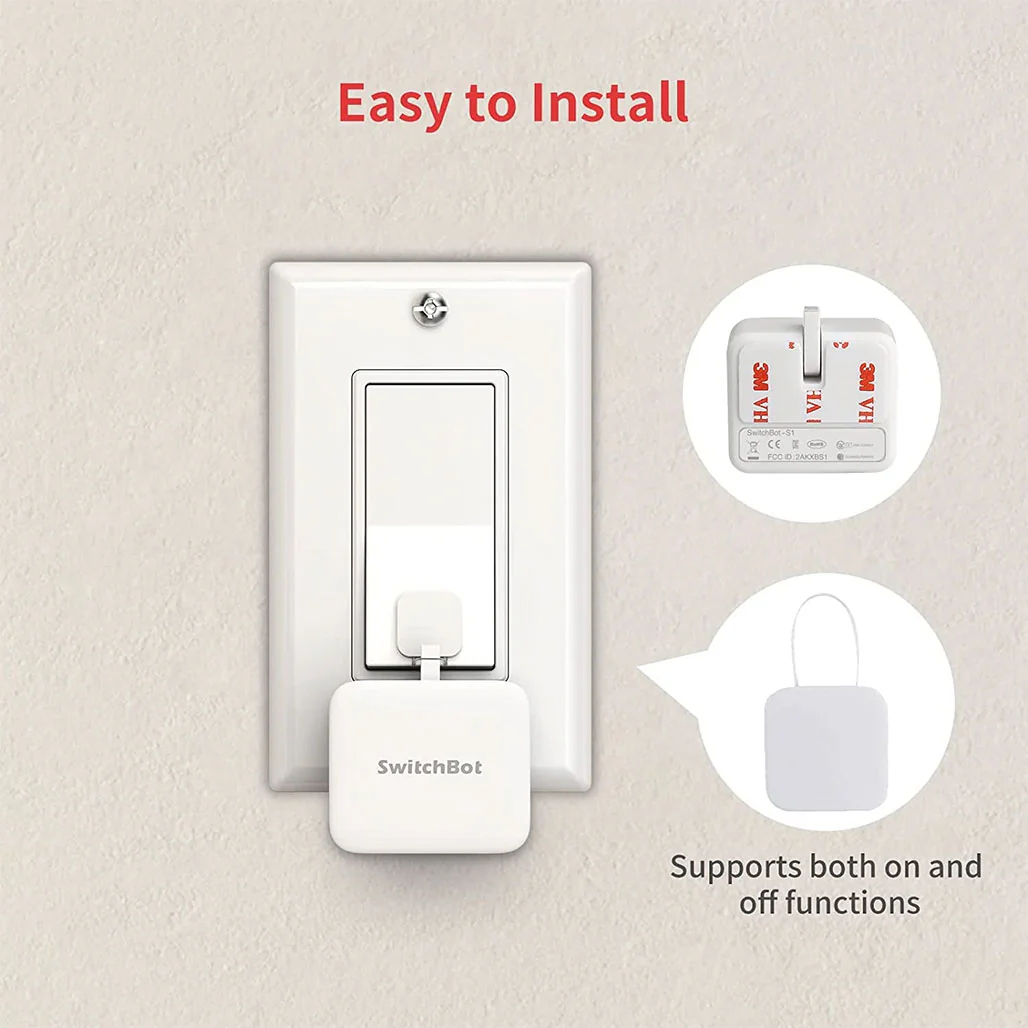 SwitchBot Bot | Voice or App Controlled Smart Switch | Compatible with Rocker Switches & Buttons - Image 5