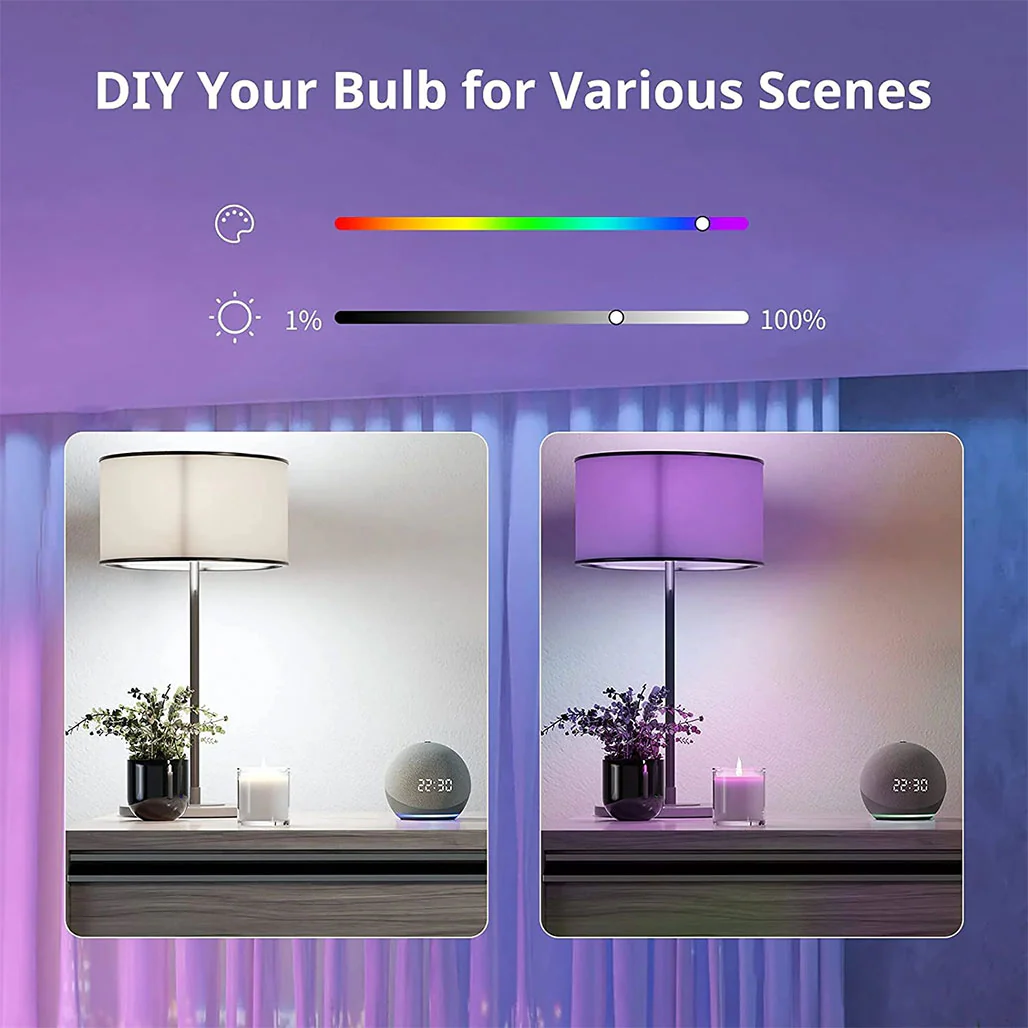 SwitchBot Color Bulb E27 | Smart Light Bulb with 16 Million Colors, Voice & App Control, Timers, Music Mode - Image 3
