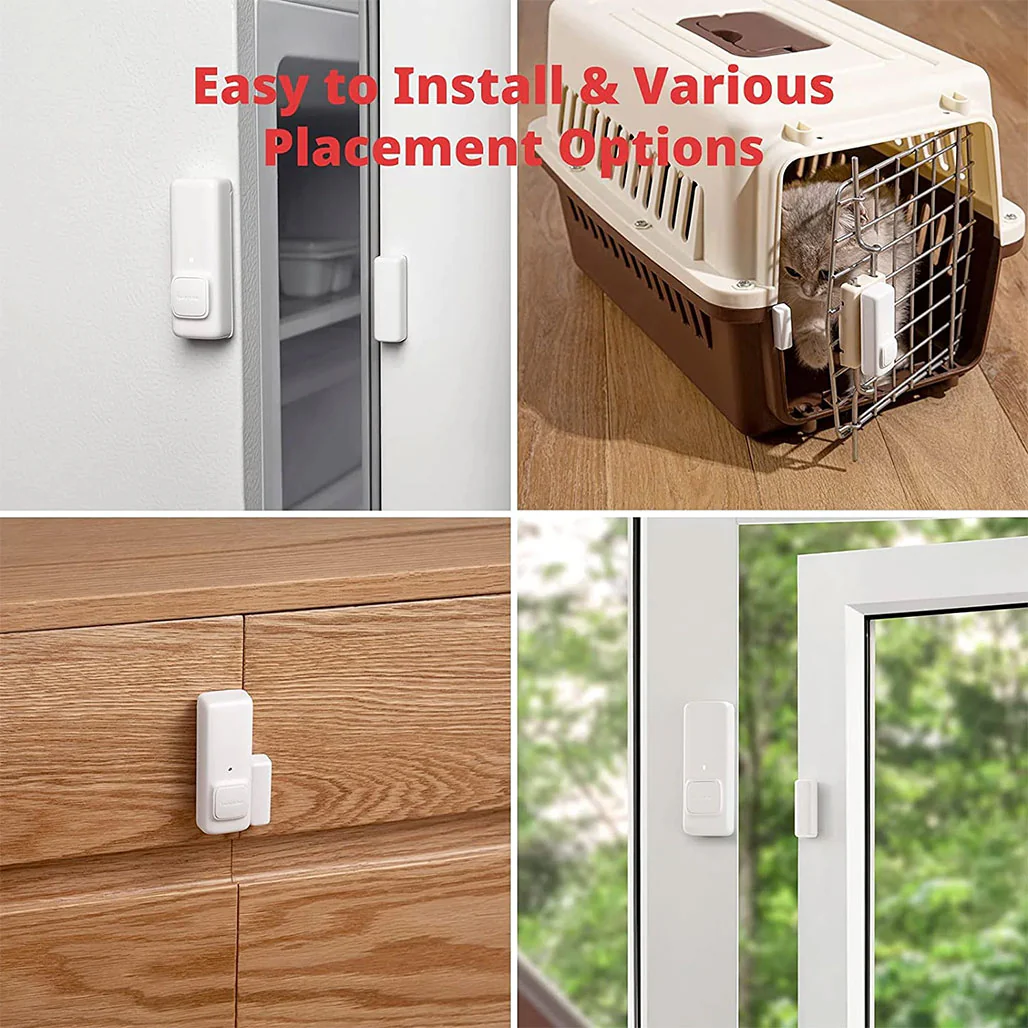 SwitchBot Contact Sensor W1201500-WHT | Smart Window & Door Alert Sensor with Hub Mini Connectivity - Image 6