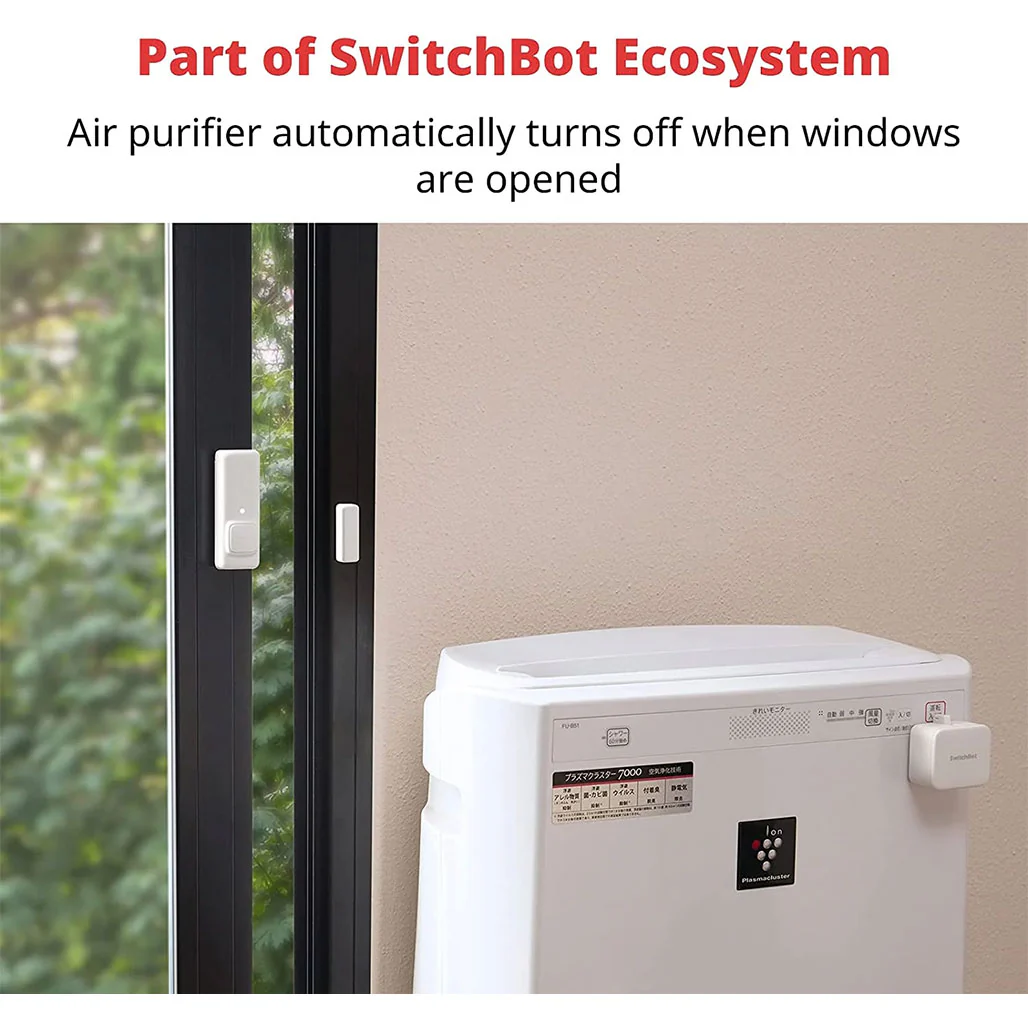SwitchBot Contact Sensor W1201500-WHT | Smart Window & Door Alert Sensor with Hub Mini Connectivity - Image 8