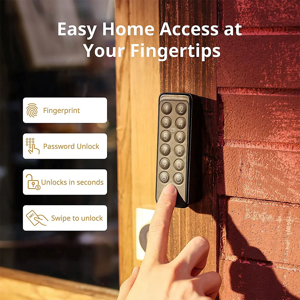 SwitchBot Lock W1601700-BK | Keyless Smart Lock with NFC and App Control - Image 4