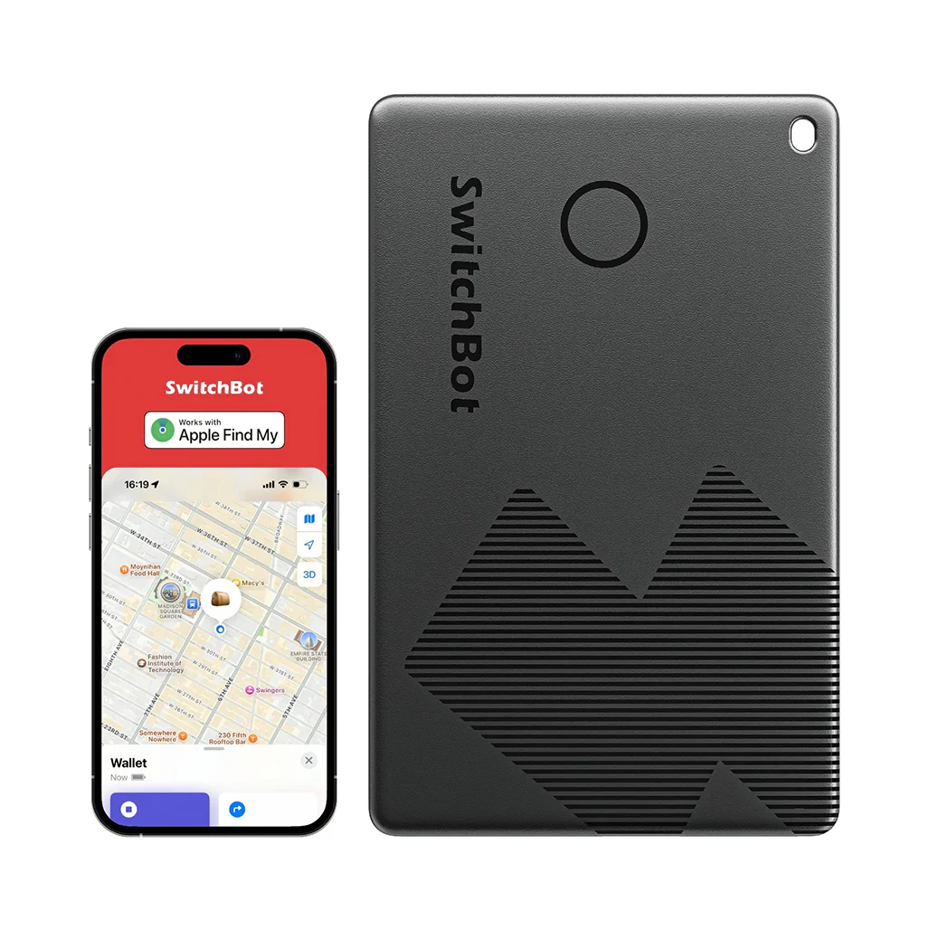 SwitchBot Wallet Finder Card – Ultra-Slim Smart Tracker with Apple Find My & NFC