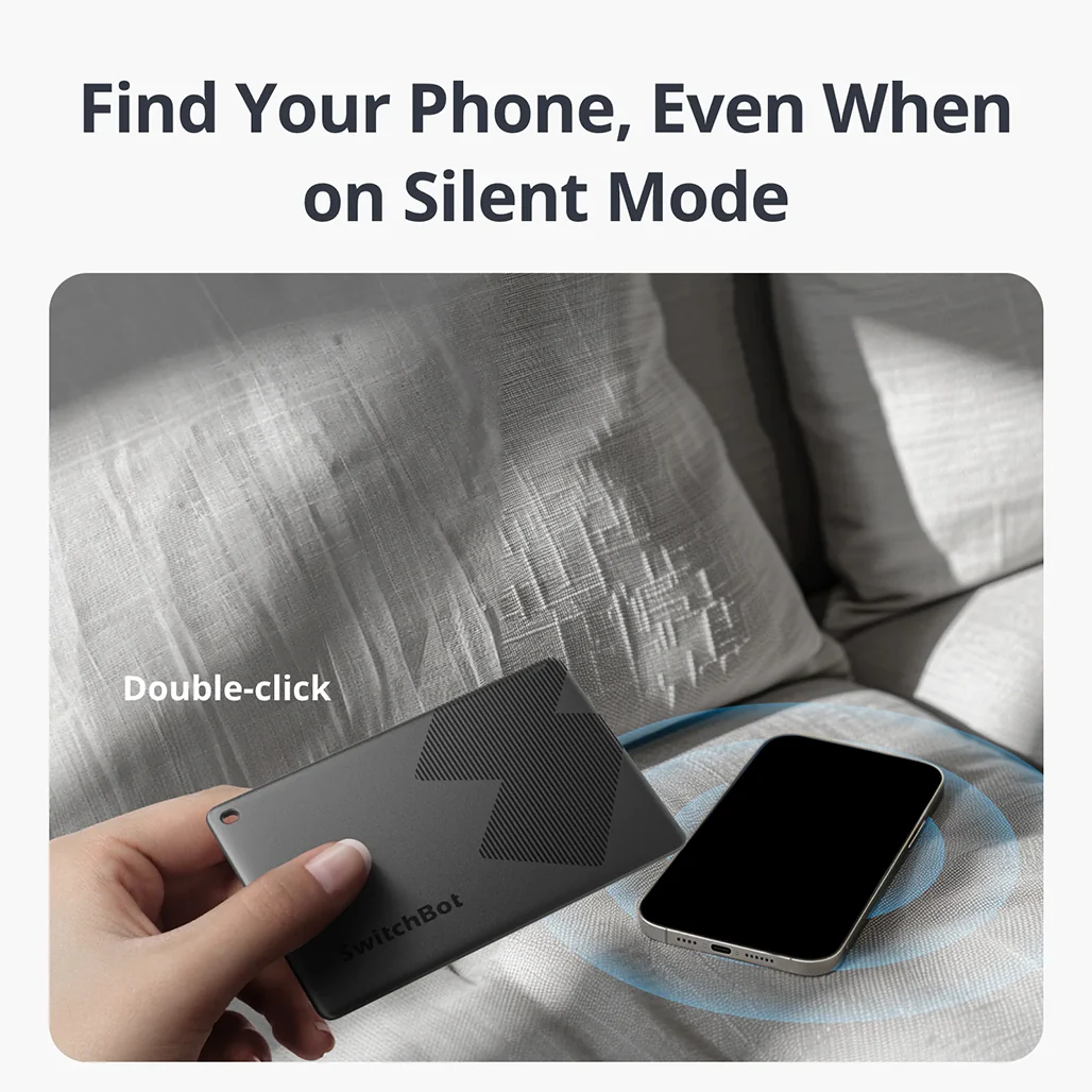 SwitchBot Wallet Finder Card – Ultra-Slim Smart Tracker with Apple Find My & NFC - Image 6