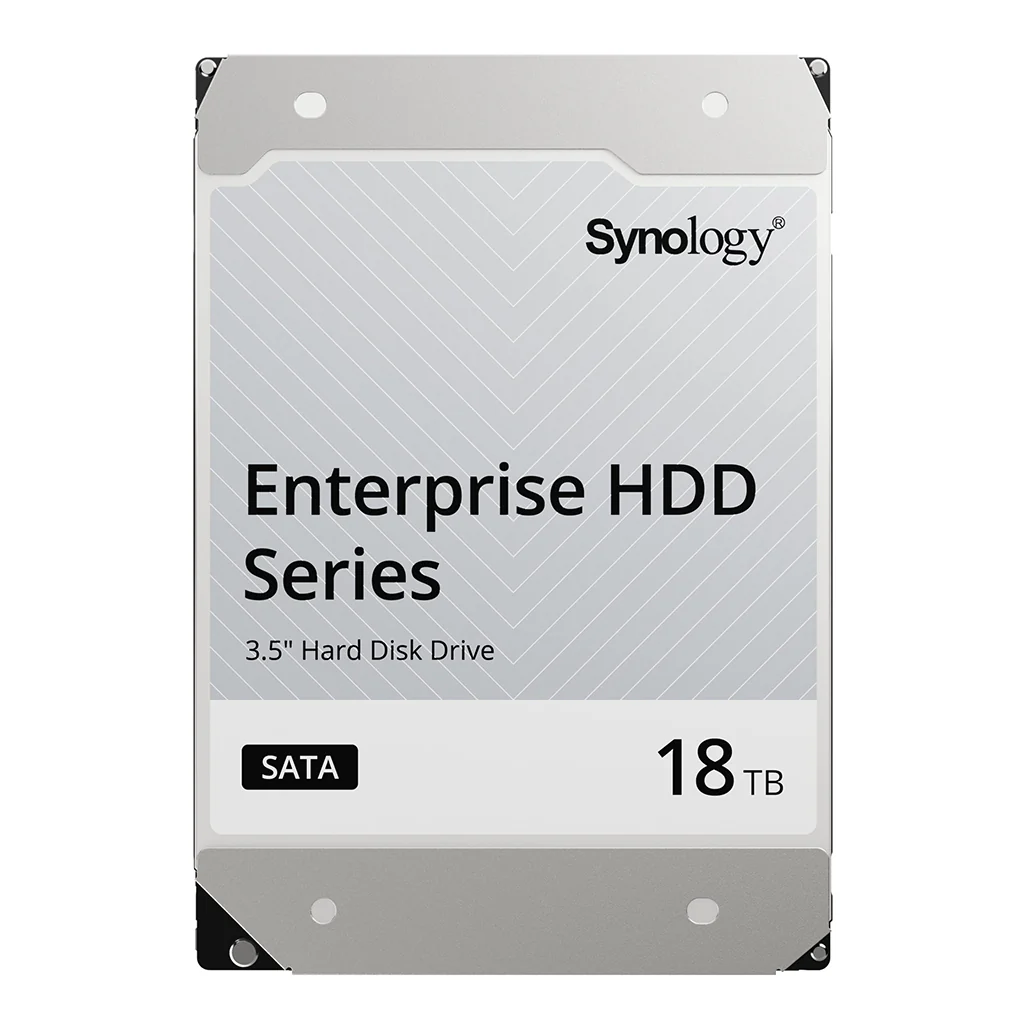 Synology Enterprise Series 3.5" 18TB SATA HDD | HAT5310-18T – High-Capacity, High-Performance Storage for Enterprise Needs