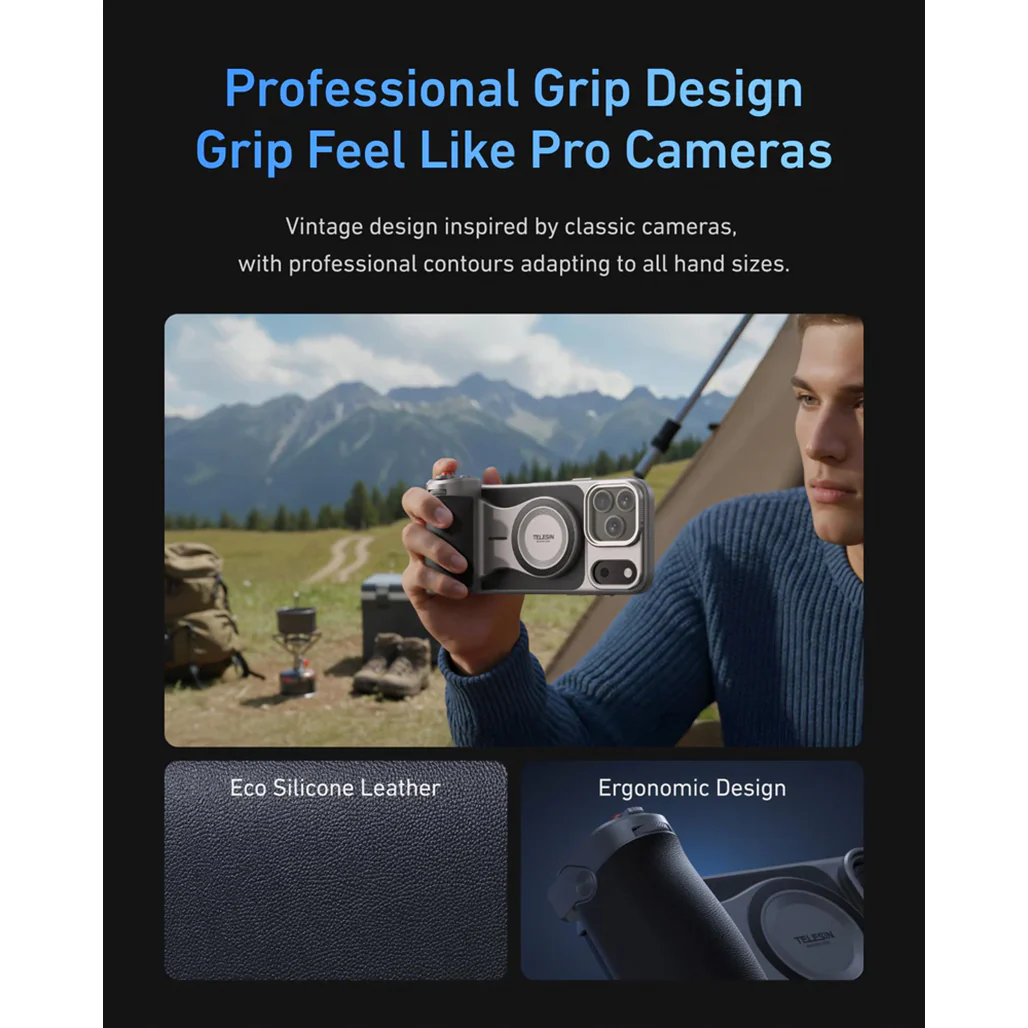 TELESIN Master Grip for iPhone17 Pro max - Image 4