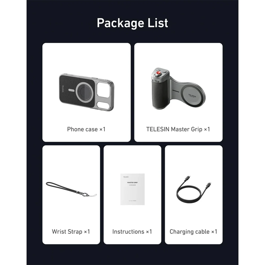 TELESIN Master Grip for iPhone17 Pro max - Image 8
