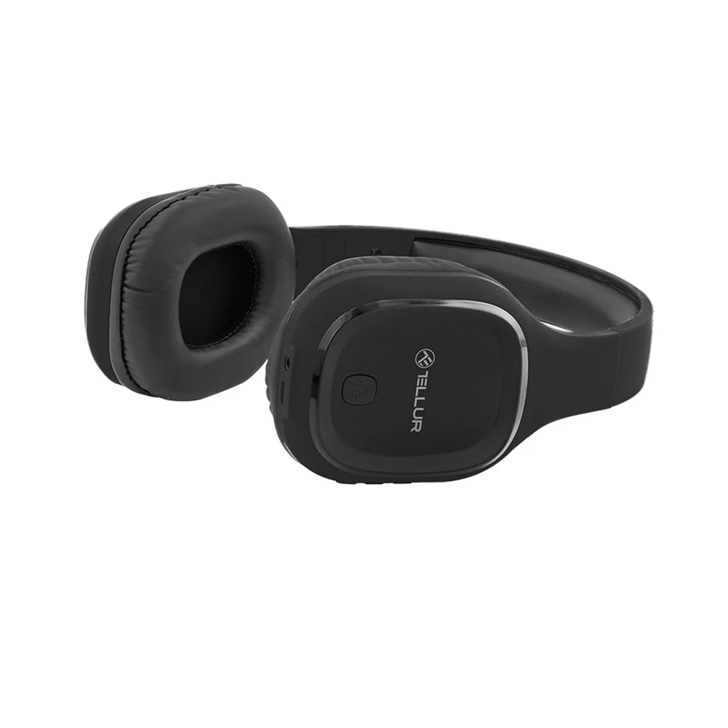 Tellur Pulse - Bluetooth Over-Ear Headphones – Black - Image 3