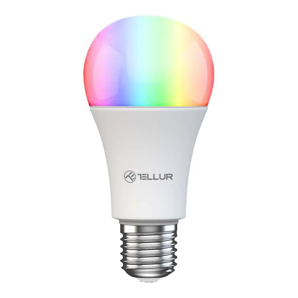 Tellur WiFi Smart Bulb E27 - 9W, Dimmable, White/Warm/RGB - Image 2