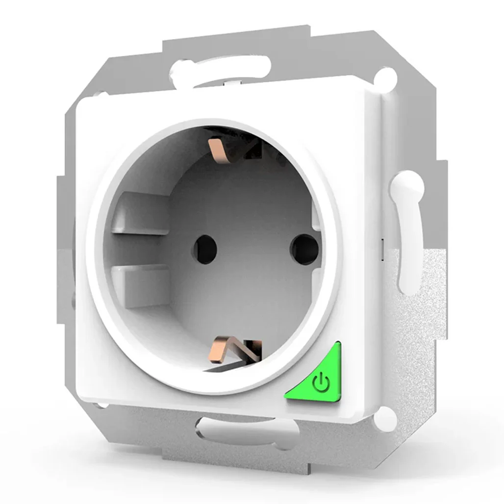 Tellur WiFi Wall Plug - 3000W, 16A, White | Smart Energy Control with Voice Commands - Image 2