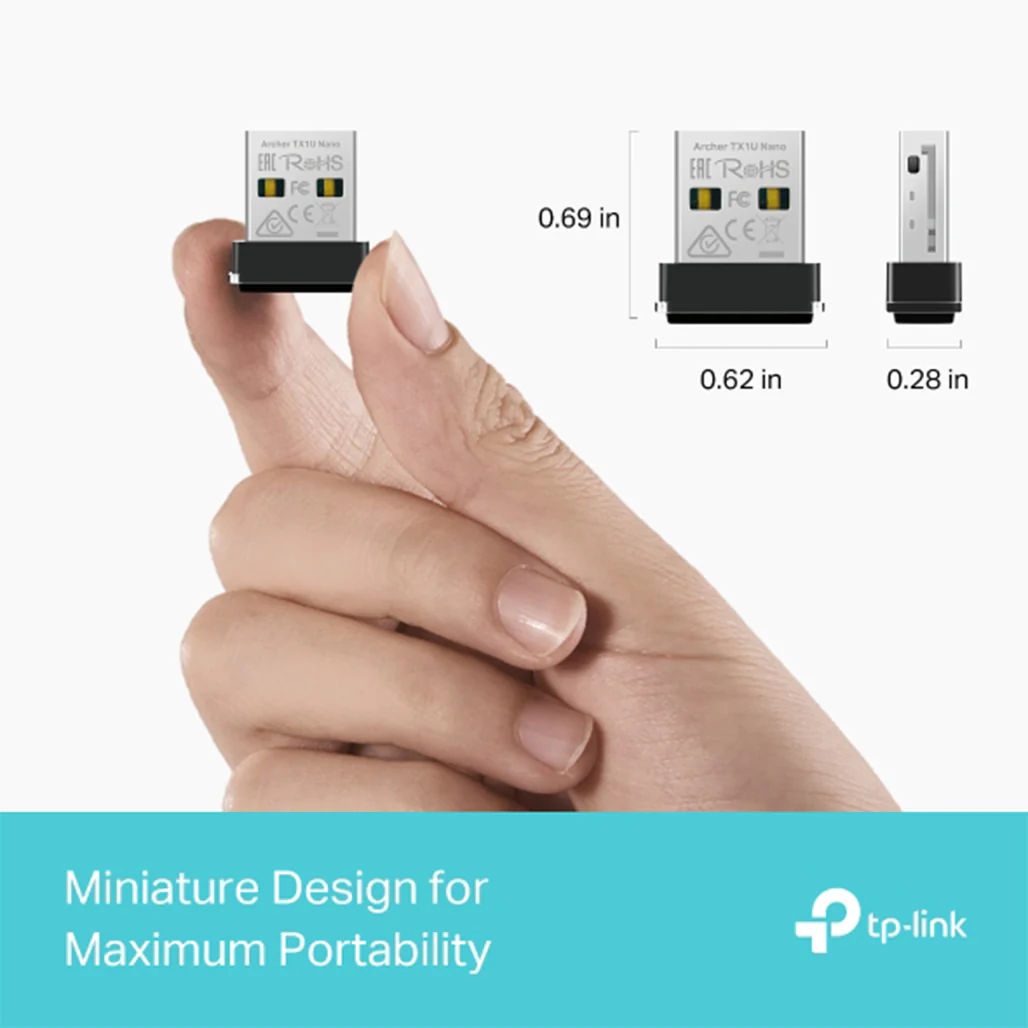 TP-Link AX300 Nano Wi-Fi 6 Wireless USB Adapter - Image 4