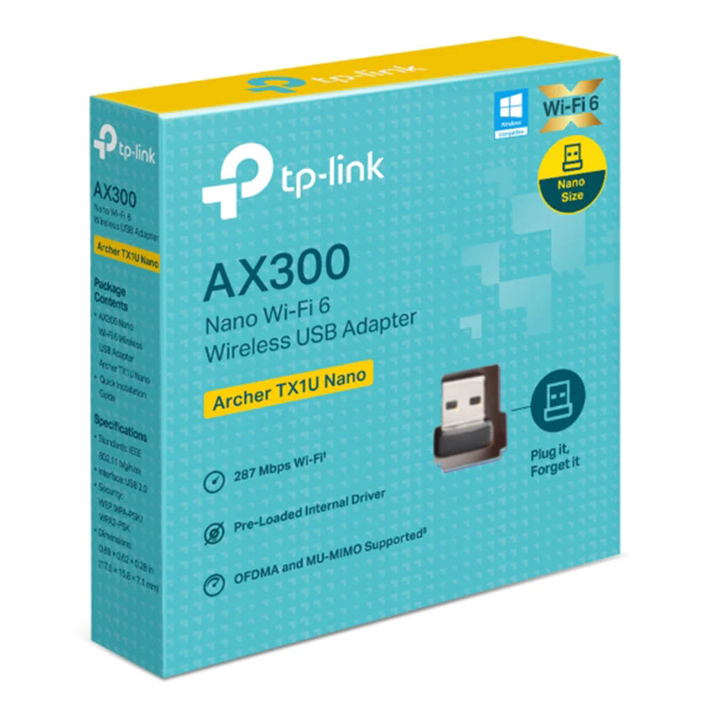 TP-Link AX300 Nano Wi-Fi 6 Wireless USB Adapter - Image 8