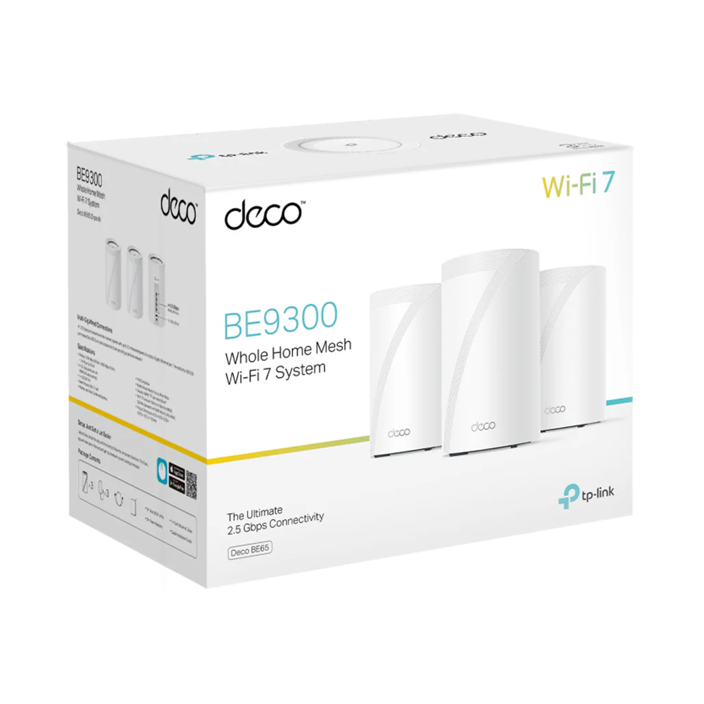 TP-Link Deco BE65 - Whole Home Mesh WiFi 7 System – BE9300 - Image 4