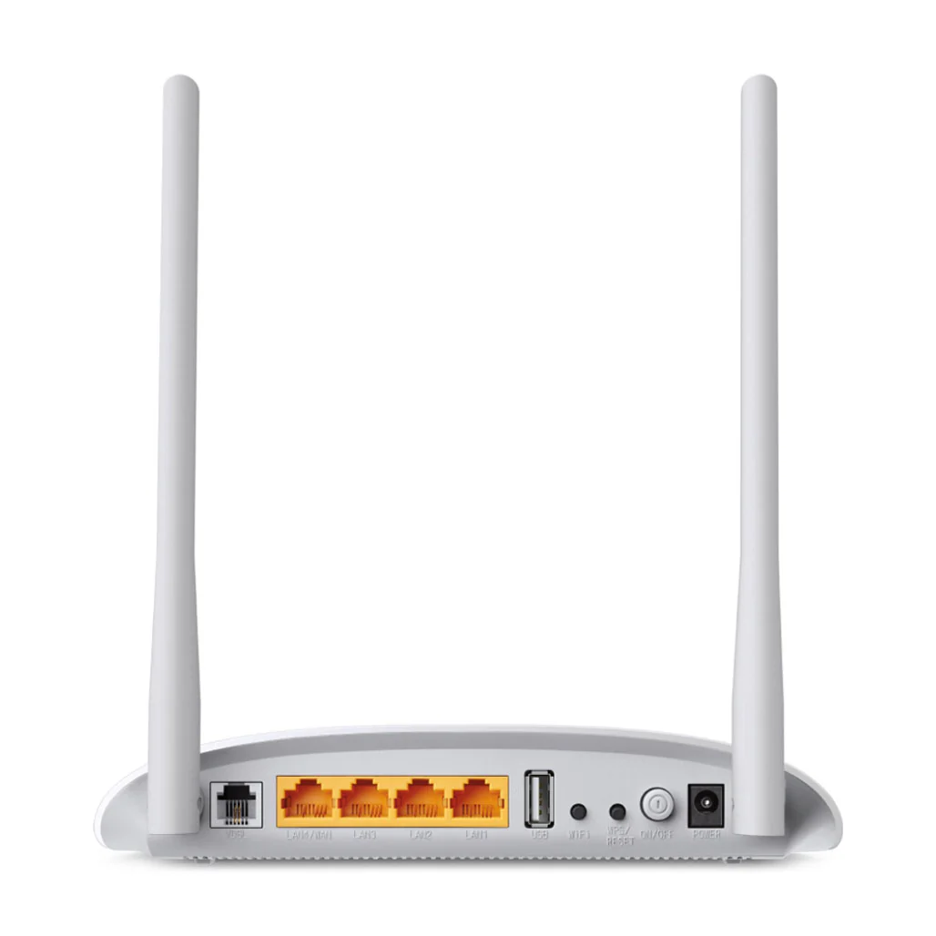 TP-Link TD-W9970 Wireless N USB VDSL/ADSL Modem Router | 300Mbps, 4 Ports, USB 2.0 - Image 2