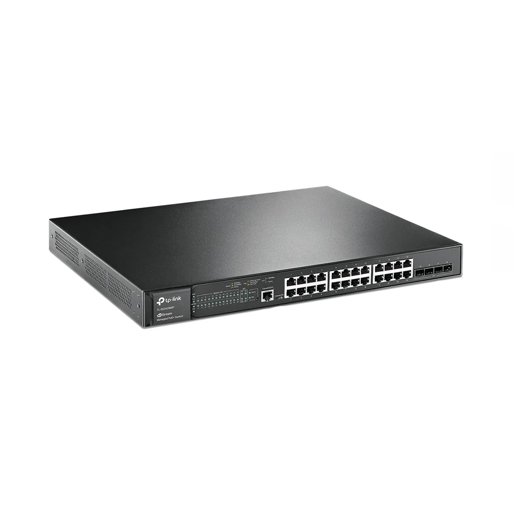 TP-Link TL-SG3428MP - JetStream 28-Port Gigabit L2+ Managed Switch with 24 PoE+ Ports - Image 2