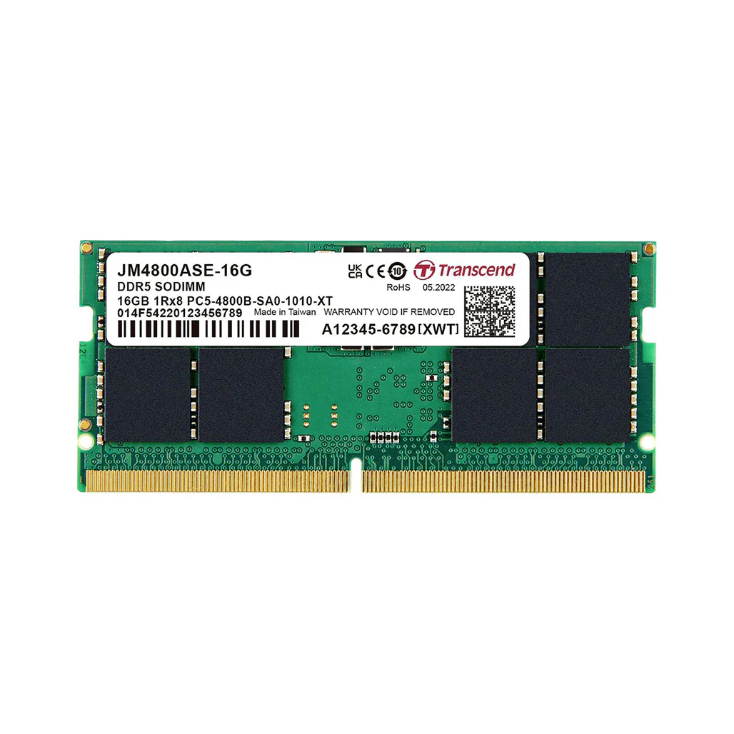 Transcend DDR5 4800 Unbuffered SO-DIMM Laptop Ram - Image 2