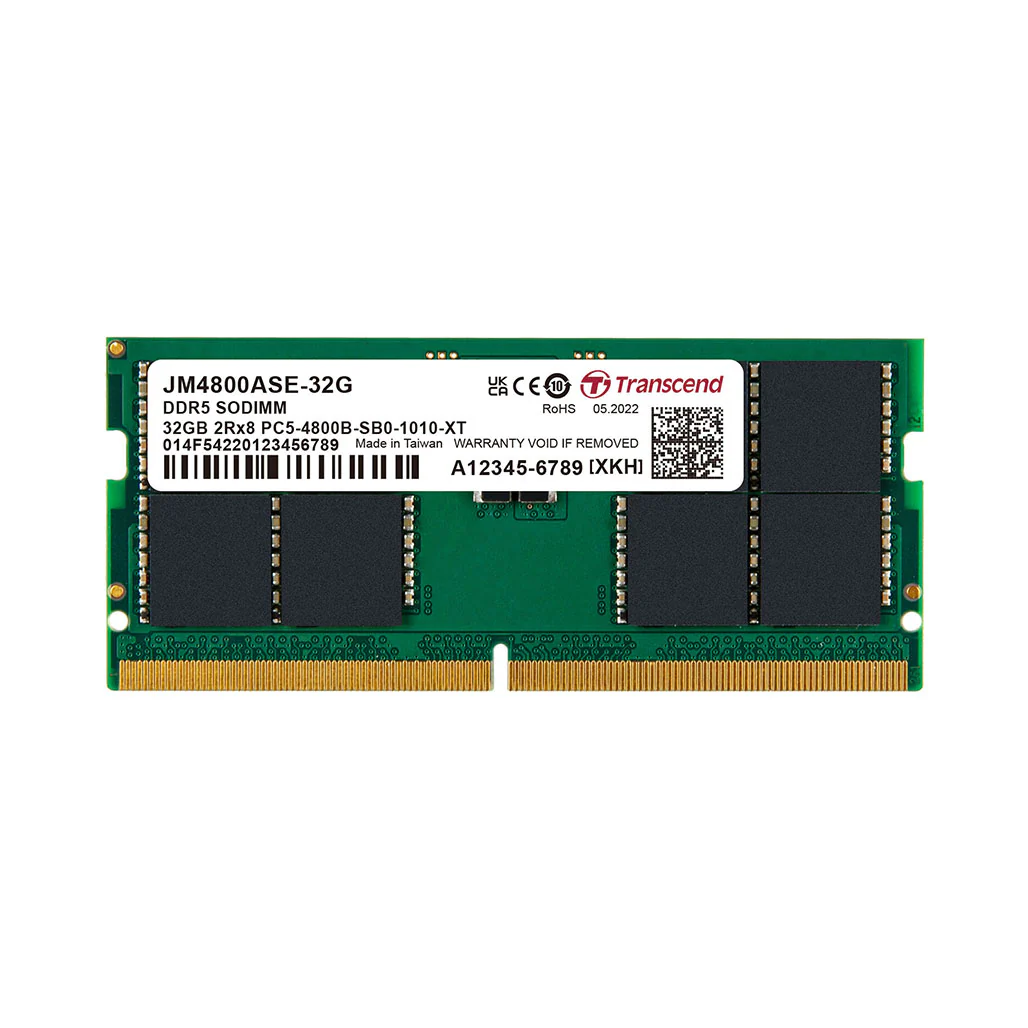 Transcend DDR5 4800 Unbuffered SO-DIMM Laptop Ram - Image 3