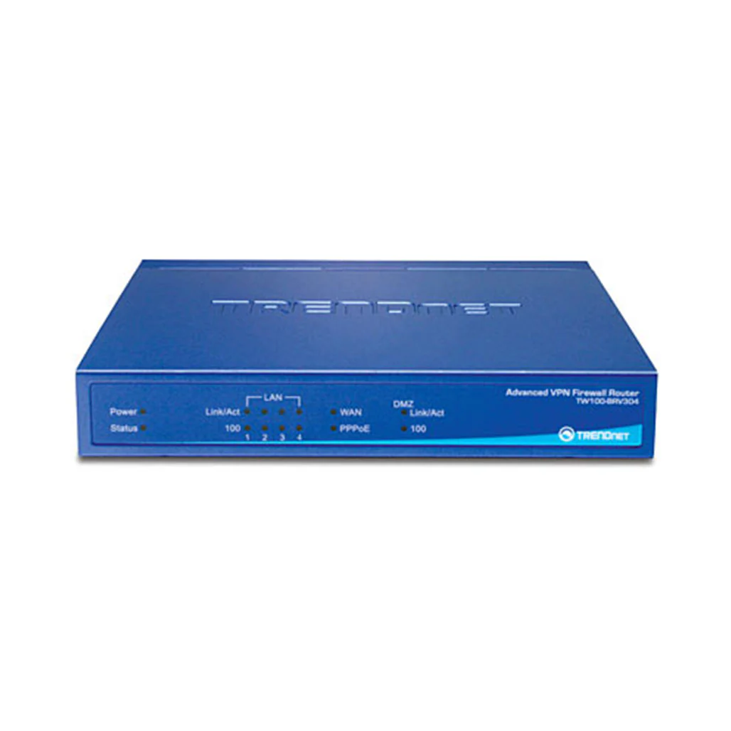TrendNet TW100-BRV304 4-Port Advanced VPN Firewall Router