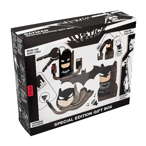 Tribe DC Batman Movie Gift Box, Keyline microUSB, 16gb USB drive, BT Speaker, Ear Phone Baggy - Image 7