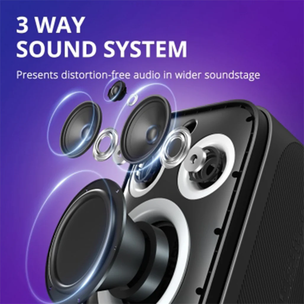 Tronsmart Halo 200 - 120W Karaoke Party Speaker - Image 12