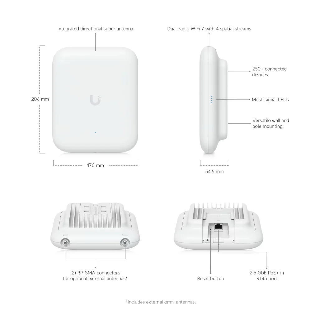 Ubiquiti UniFi U7 Outdoor Access Point - Image 11