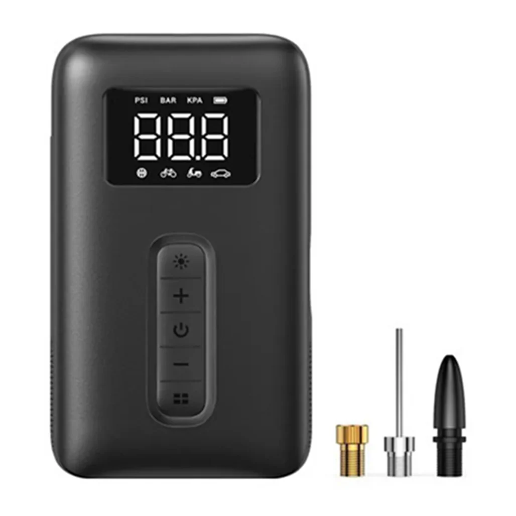 UGreen 15951 Portable Cordless Electric Air Pump & Tire Inflator | 150 PSI, LED Light, Digital LCD Display, 2500mAh Battery