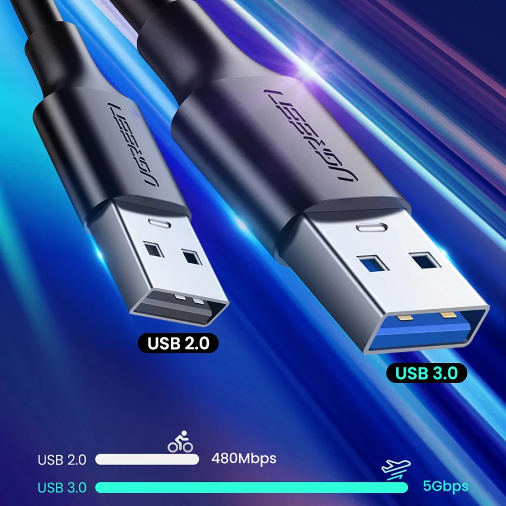 Ugreen 20881 USB-A 3.0 / USB-C 3A cable 0.5m - black - Image 13