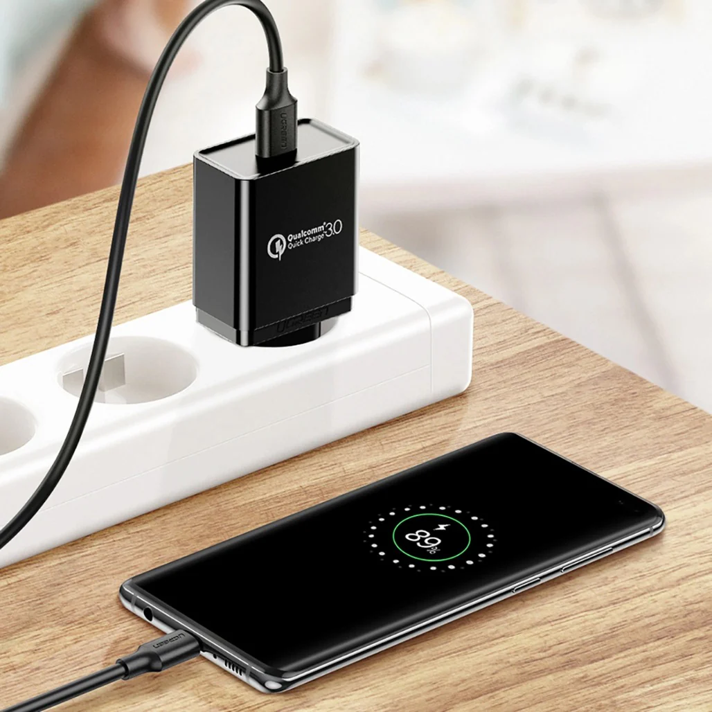 Ugreen 20881 USB-A 3.0 / USB-C 3A cable 0.5m - black - Image 2