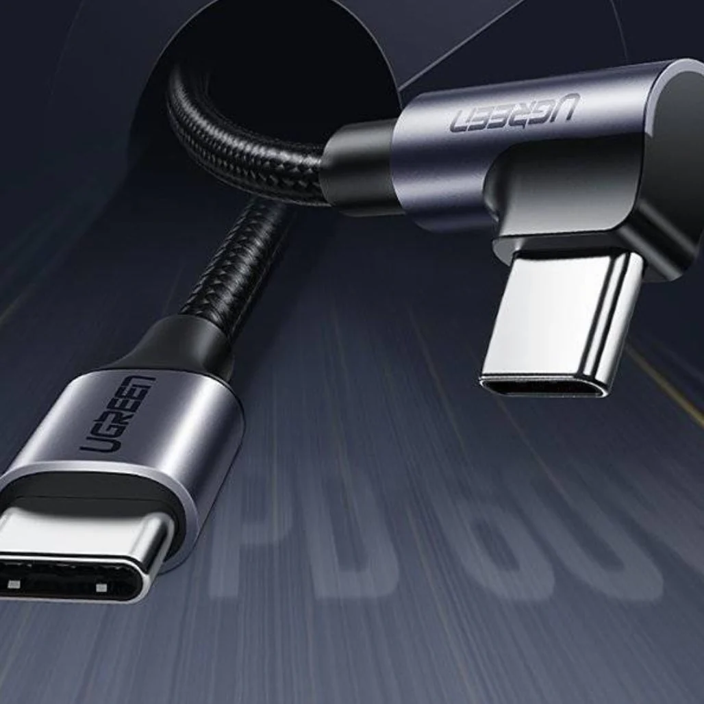 Ugreen Angled cable USB Type C - USB Type C Power Delivery 60W 20V 3A - Image 2