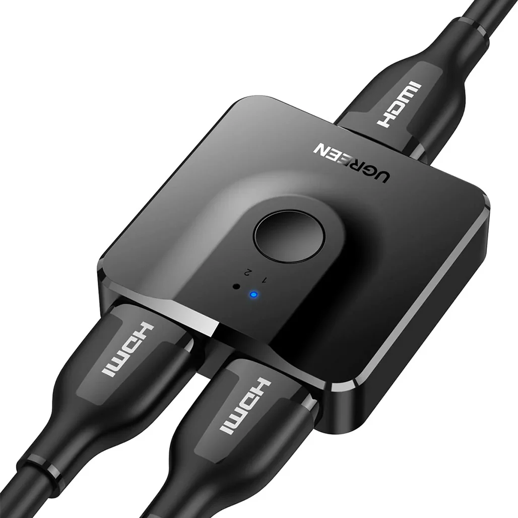 UGREEN Bi-Directional HDMI Switcher & Splitter | 4K 60Hz Support, 2-In-1 HDMI Switch for TV, Monitors, and Projectors - Image 2